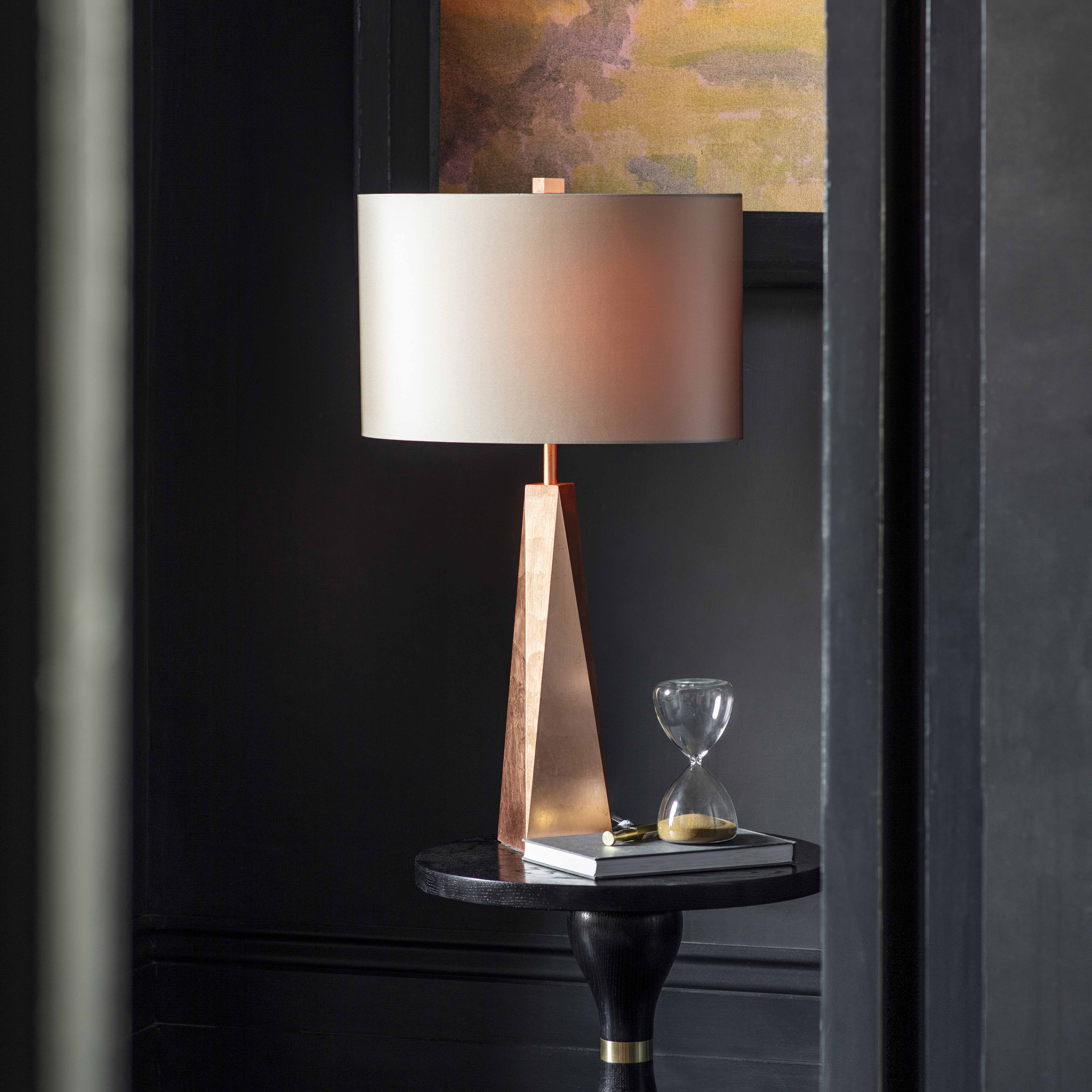 Surface Table Lamp in Rose Gold - Tigermoth Lighting